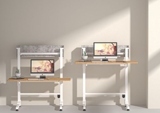 Elektrische Lift-Büro-Schreibtisch stilvoller Sitz- und Stehschreibtisch für ergonomische Arbeitsumgebung