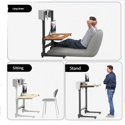 Höhenverstellbarer Schreibtisch mit elektrischem Heben und moderner Designgeschwindigkeit 38 mm/s