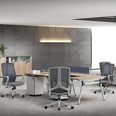 Festgelegte Armlehne Executive Work Bürostuhl mit Edelstahl und ergonomischem Mesh Design