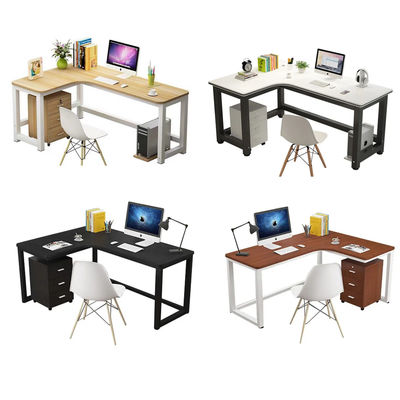 Home Office Computer-Schreibtisch mit konvertierbarer L-Form und angepassten Farben