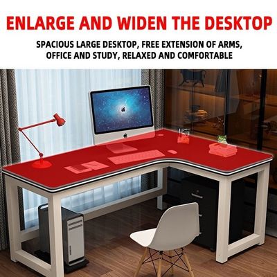 Home Office Computer-Schreibtisch mit konvertierbarer L-Form und angepassten Farben