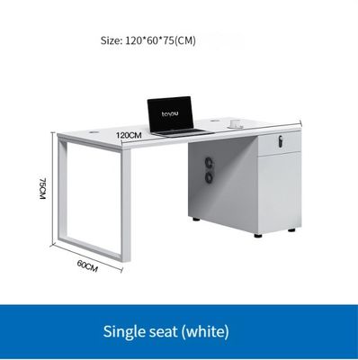 Personalisierte Schreibtisch-Arbeitsplätze mit offenem Schreibtisch und Stuhl für Ihr Büro