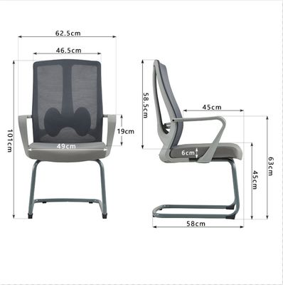 Postverpackung Hochrücken Zuhause Drehbare Ergonomische Stoff Bürostuhl Für Manager