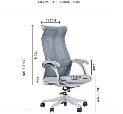 Luxus Executive Full Mesh Office Drehstuhl mit Kopfstütze für das Heim Büro PC-Stuhl
