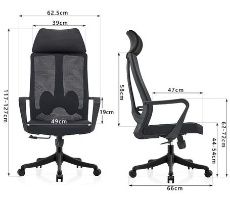 Mesh Luxus Bürostuhl Modernes Design mit Vollnetz und Nylon Material