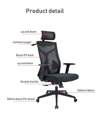 Modernes Design Hochrücken Manager Bürostuhl Möbel PC-Stuhl für Büroräume