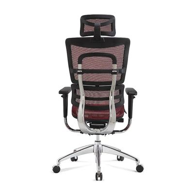 Moderner Bürostuhl mit Massivholzbeinen, Armlehne und Lendenstütze