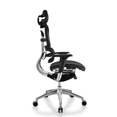 Verstellbarer Aluminium-Basis Hochrücken Dreh-Ergonomischer Stuhl für Büromöbel