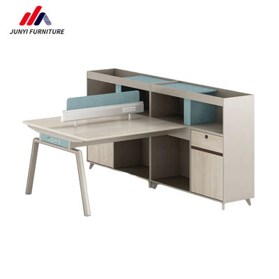 PANEL Holz moderner Stil Vier-Personen-Büro-Schreibtisch-Stuhl-Kombination für Arbeitsplatz