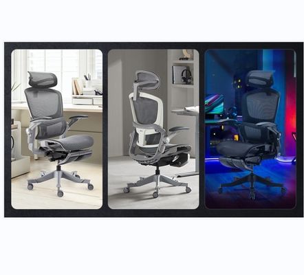 ISO9001/ISO14001 zertifizierter Metal Boss Executive Schwenkstuhl mit verstellbarer Fußstütze