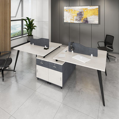 Hauptmaterial Panel/Glas/Gewebe/Stahl Büroarbeitsplatz Schreibtisch für kundenspezifische Möbel