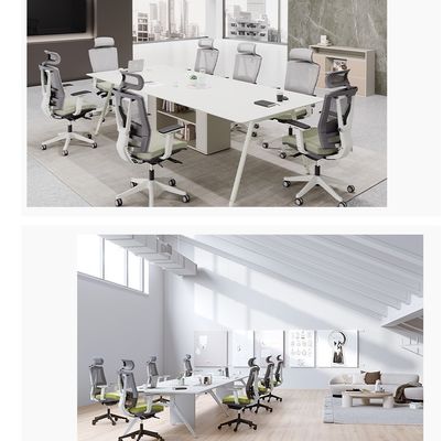 Moderne blau-schwarze Executive Schwenk-Büro-Task Chair für ergonomische Arbeitsplatz