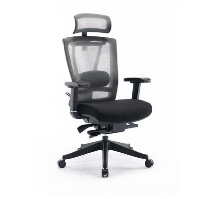 Moderne blau-schwarze Executive Schwenk-Büro-Task Chair für ergonomische Arbeitsplatz