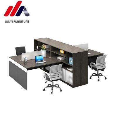 Büroarbeitsplatz im modernen Stil mit offenem Modulardesign und MFC-Material