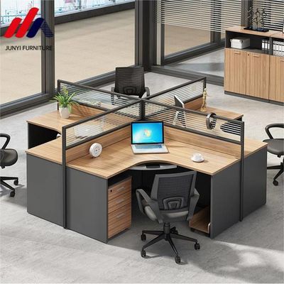 Modularer Arbeitsplatz mit modernem Design und MFC-Material