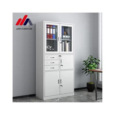 Schrank für Büroaufbewahrung mit Knock-Down-Struktur und Material aus Edelstahl
