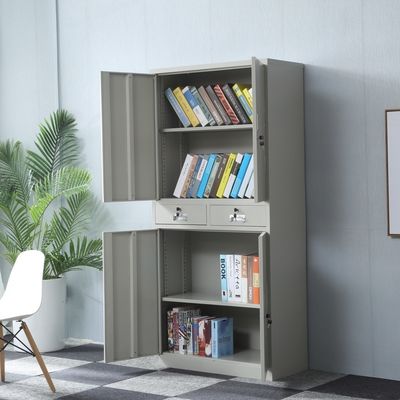 0.5-1.2 mm Dicke Moderne Bürostahlschrank mit Edelstahl
